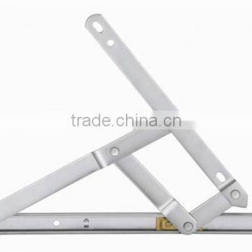 Egress friction stay, friction hinge