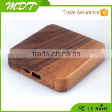 High Real Capacity Good Quality 7800mah Mobile Wood Power Bank With Mirco Usb Cable photo-5