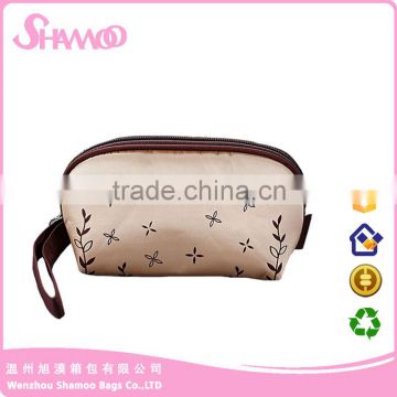 China supplier wholesale customized fashion eco-friendly polyester cosmetic bag makeup bag