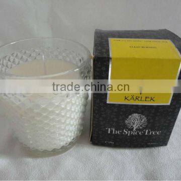 HOT The Spice Tree Aroma Pure Soy Wax Candle in glass jar for Christmas