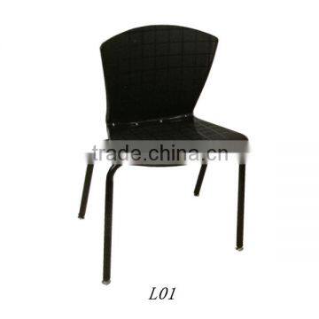 Simple style pp chair Home furniture Powerful plastic dining chair on sale L01