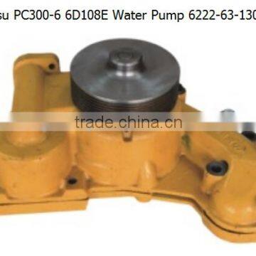 Water pump For Komatsu PC300-6 6D108E ,OEM 6222-63-1300