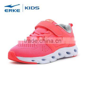 ERKE factory dropshipping 2016 brand breathable sporty cute pink wholesale girls shoes