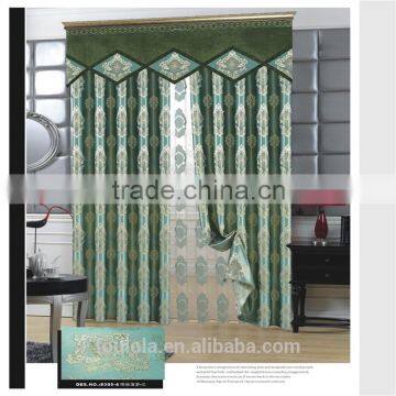 Jacquard fabric European curtain design