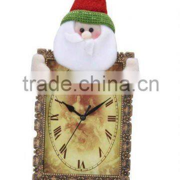 Wall clock with christmas design