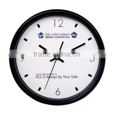 12 inch simple plastic clock promotion clock