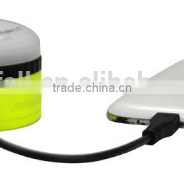 ac And Dc Usb 2015 rechargeable Camping LED light for tent