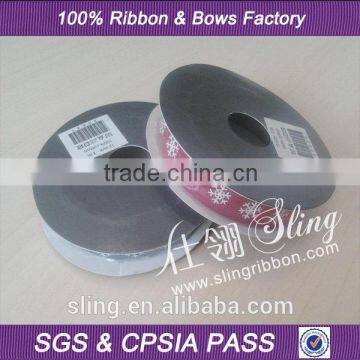 Wholesale Christmas Cotton Ribbon Small Roll Packaging