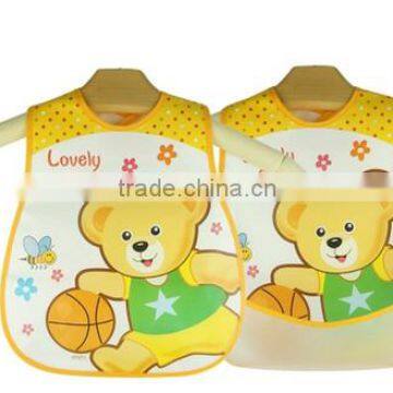 eco-friendly material cute design water proof baby bibs