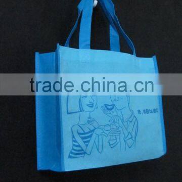 Navy Blue Shopping Bag With Image Printing photo-2