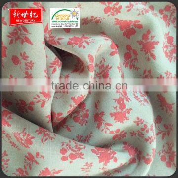 China Manufacturer Wholesale 60*60 90*88 95gsm Reactive Floral Printing Spun Rayon Fabric photo-3