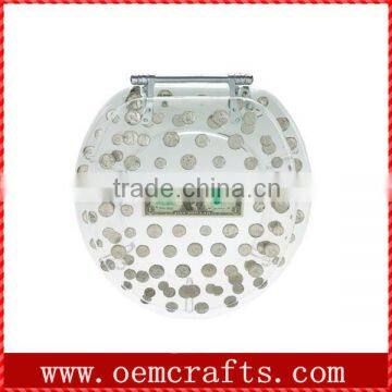 Wholesale new product dollars clear resin Toilet roll holder