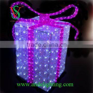 New LED christmas gift box lights holiday lighting