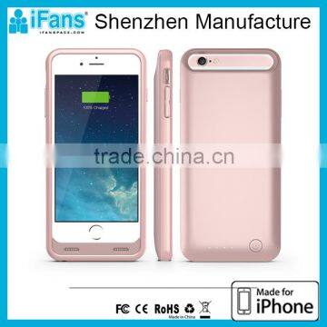 3100mah Rose Gold Battery Case for IPhone6S photo-2