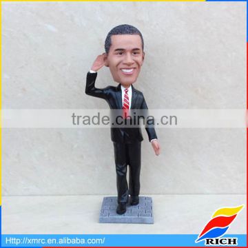 USA President Obama cartoon 3d bobble head doll figurines