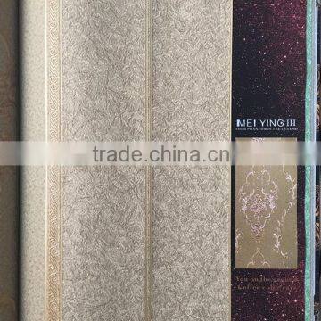 simple pattern deep embossed vinyl wallpaper