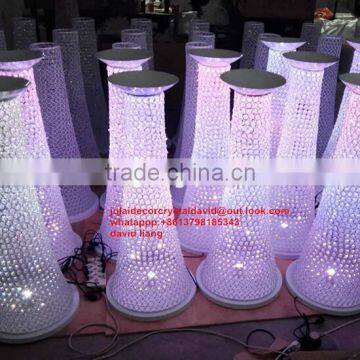 cream white wedding artificial hydrangea tall centerpiece stands wholesale