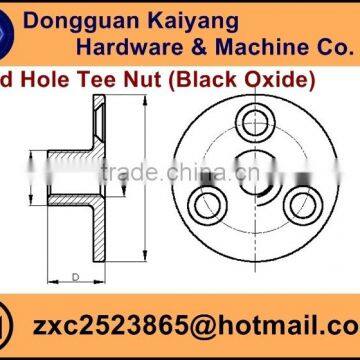 Brad Hole Tee Nut (for Furniture) With Black Oxide; M12 photo-4