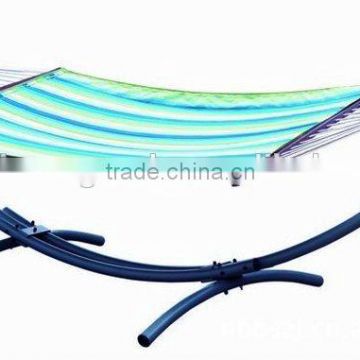 outdoor furniture stripe confortable parachute camping hammock with stand