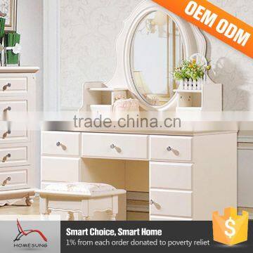 Makeup Vanity Design Wooden Dressing Table Solid Wood Dresser