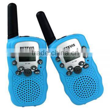 Retevis RT-388 ONE Pair New Sky Blue UHF462.5625-467.7250MHz LCD Display Flashlight VOX Walkie Talkie for Children photo-2
