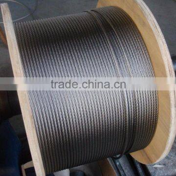 6*7 Wire Rope 14mm~30mm UNGAL STEEL WIRE ROPE FOR MINING WINCH