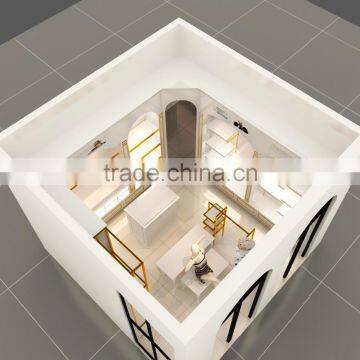 Direct Factory Modern Clothes Kiosk /clothes Display for Sale photo-2