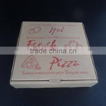 9'' 12'' 14'' 16'' customized food grade carton pizza box with cheap price