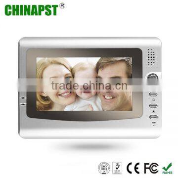 Shenzhen wholesale video door phone 7 inch Handsfree LCD monitor color two way video intercom doorbell PST-VD972C