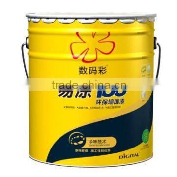 Washing resistant easy construction indoor wall paints