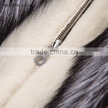 Factory Sale Animal Fur Mink Vest Fox Fur Vest for Ladies photo-5