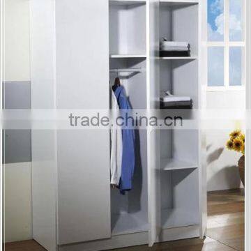 3 Doors Modern Wooden Clothes Cabinet