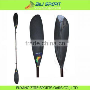 Adjustable carbon fiber kayak paddle