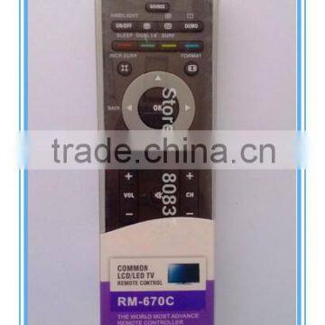 LCD/LED common tv universal remote control use for philips tv RM-L607C with single blister pack remote factory