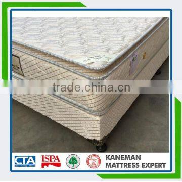 5 star hotel bed frame and mattress with Belgium Bekaert fabric