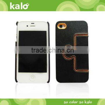 mobile phone leather puzzle case for iPhone 4S