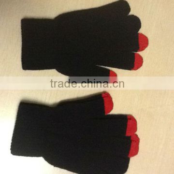 Magic Acrylic Gloves Fashion Acrylic Gloves Adult Winter Gloves Acrylic Fingerless Knitted Magic Gloves Lady Mitten