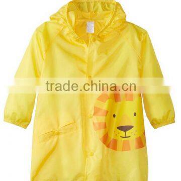 Guangzhou Garments Manufacturer Printing Water -proof Leight weight Kids raincoats customized