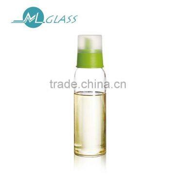 wholesale glass jar glass bottle with food-safe silicone lid