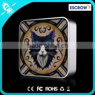 Cat 6000mah 6600mah 7800mah Mini Aluminum Diy Square Portable Power Bank Charger for Smartphone photo-2