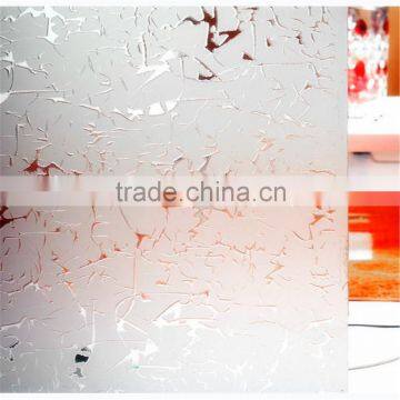 new design decorative acid etched glass