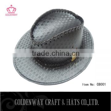 fashion leather PU cowboy hats