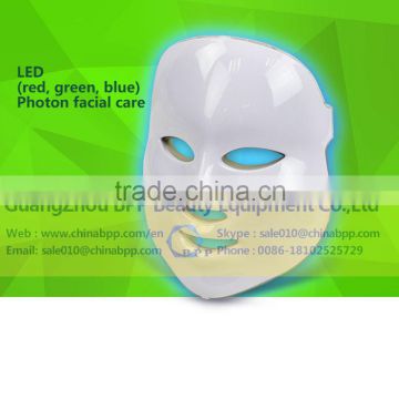 3 color in 1 red/ green /blue light led light therapy mask for skin rejuvenation