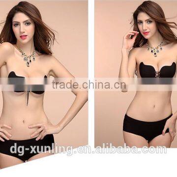 Sexy Woman Push Up Self-Adhesive Silicone Bust Front Closure Strapless Invisible Bra Wholesale photo-4