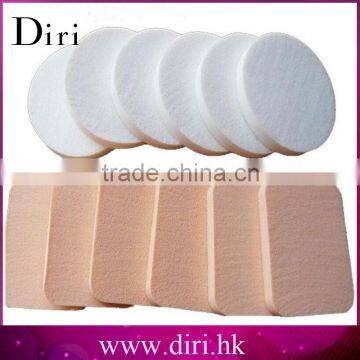 Oval shape water soft disposable facial sponges