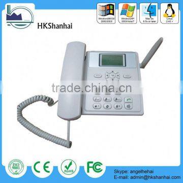 new products 2014 sim card gsm fixed wireless desktop phone / dual sim phone manufacrurer in china