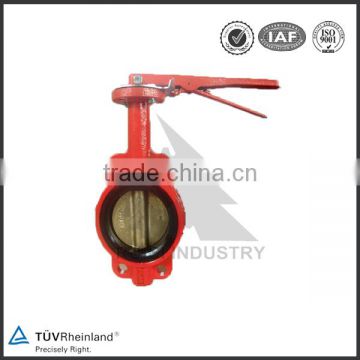 PN10 Wafer flange broze Butterfly Valve