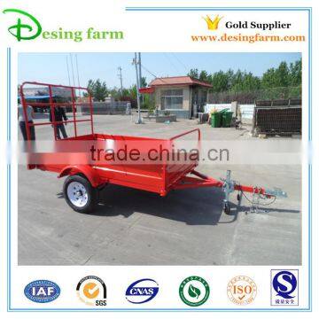 New design Australia Farm tractor trailer single axle for sale