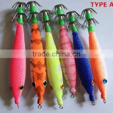 2015 top sales fishing tackle Squid jig