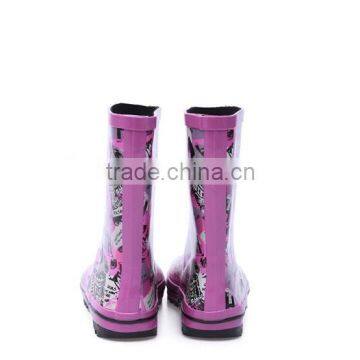 Custom Cheap Wholesale Fashion Rain Boots Girl Rubber Rain Boot photo-6